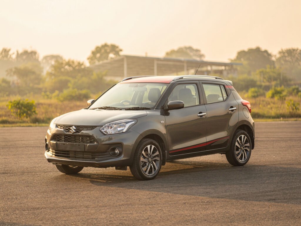 A compact SUV used for advanced driver training